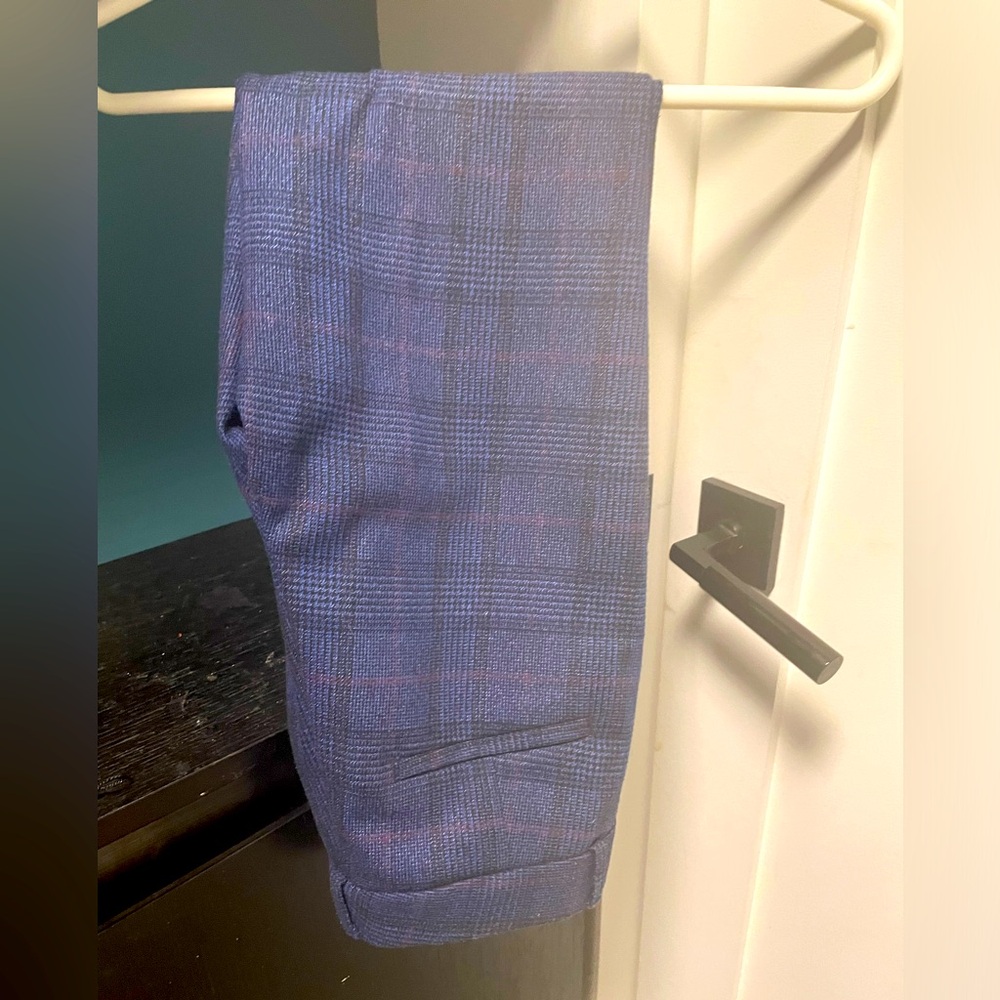 NEW - blue, black with subtle red pants